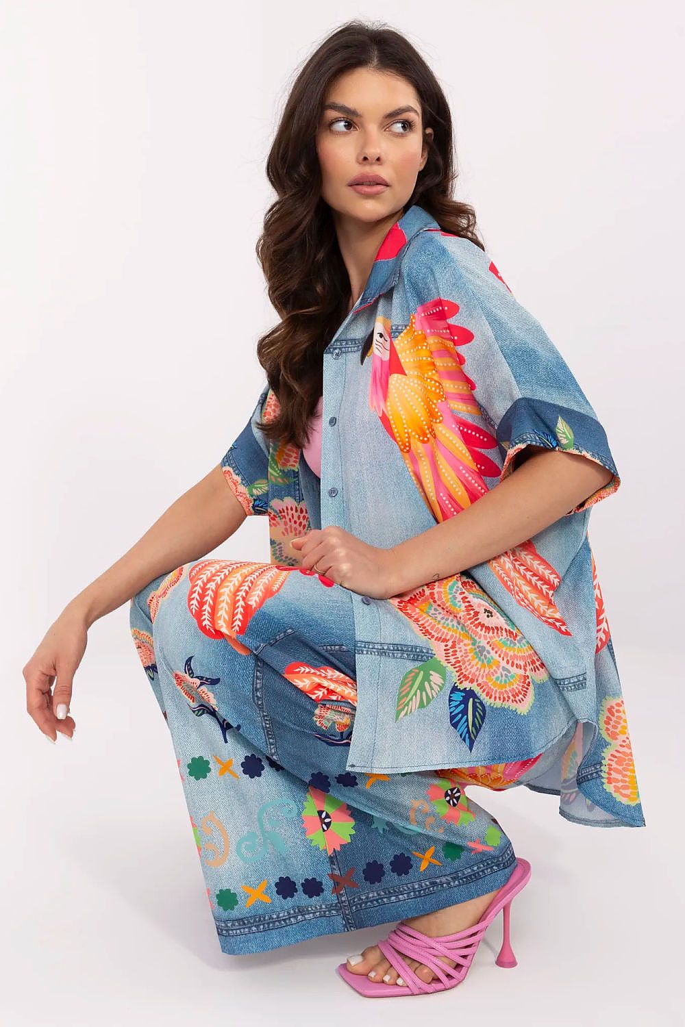 Kurzarm Hemd model 210033 Italy Moda