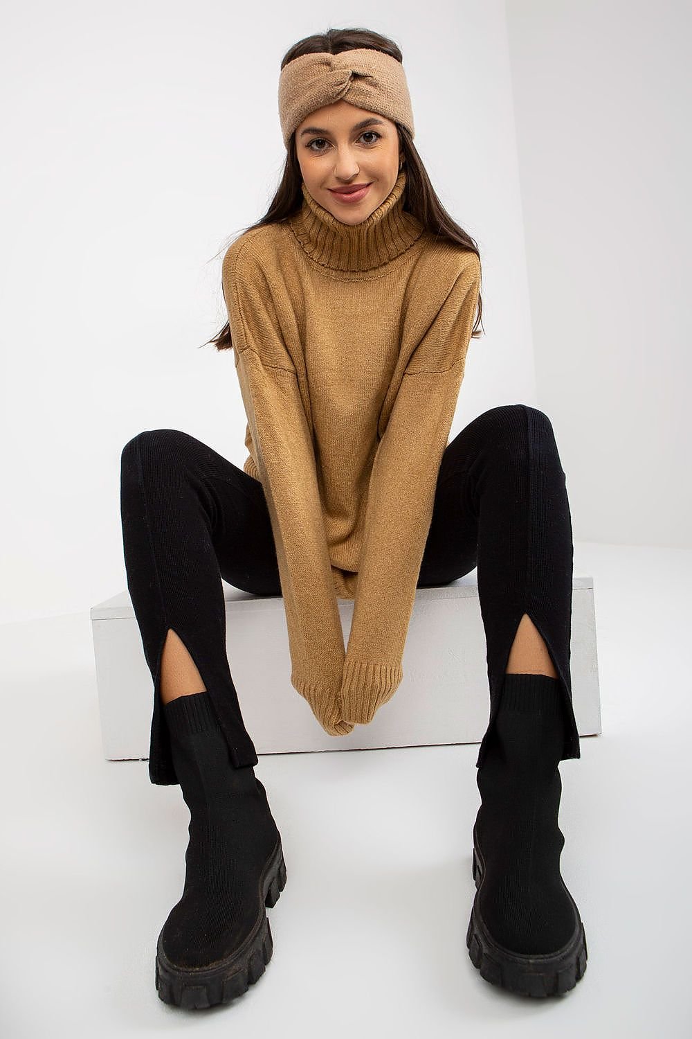 Turtleneck sweater model 171273 Rue Paris