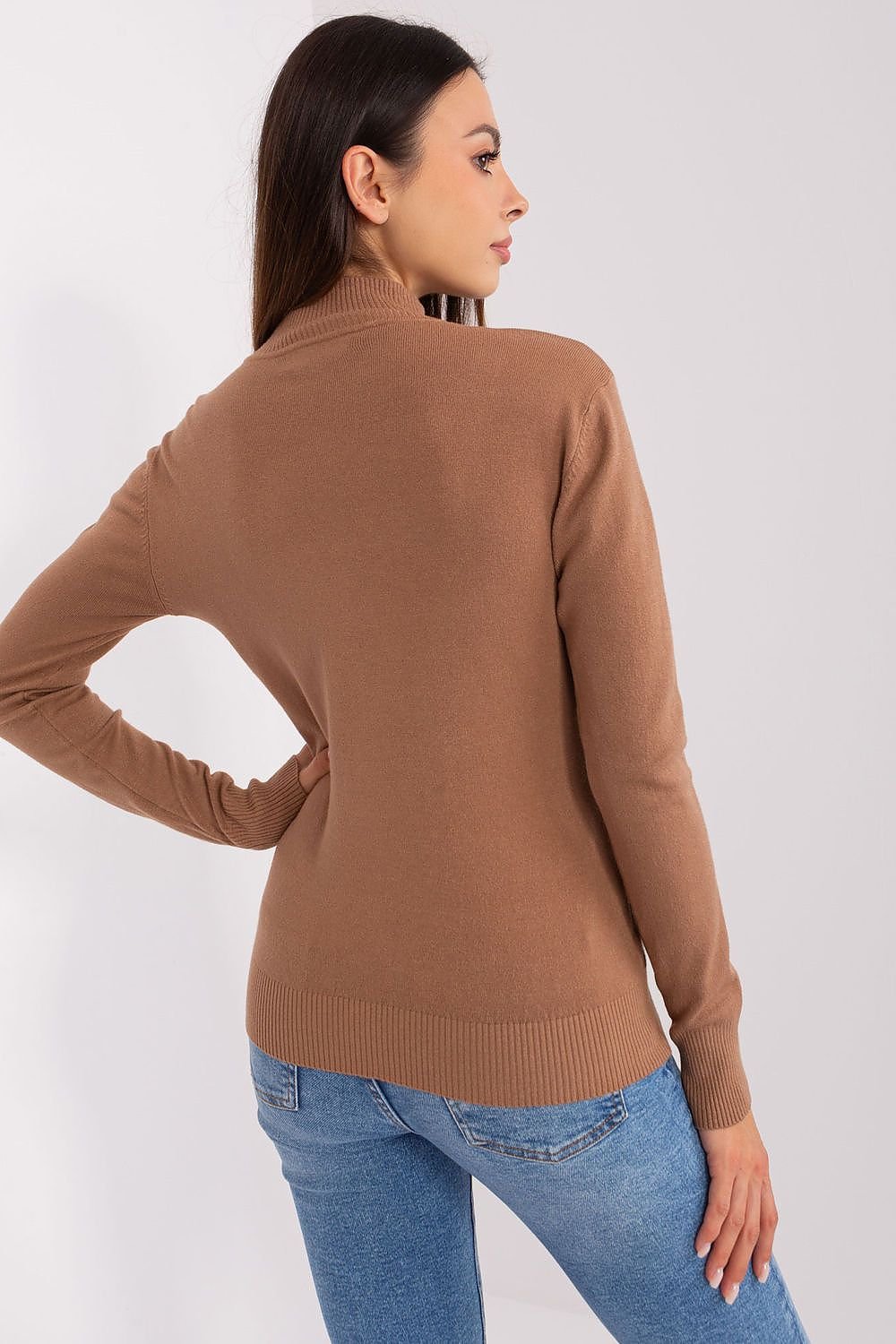 Rollkragenpullover Model 185535 Factory Price