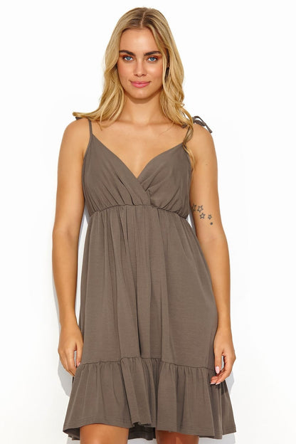 Alltagskleid Model 194339 Makadamia