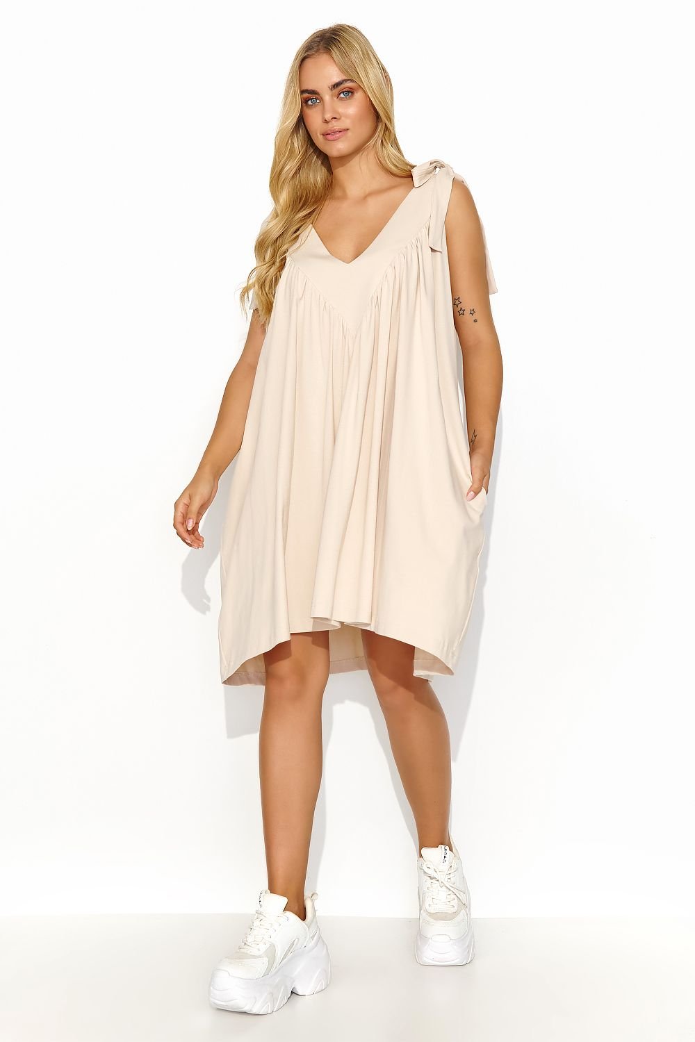 Alltagskleid Model 194350 Makadamia