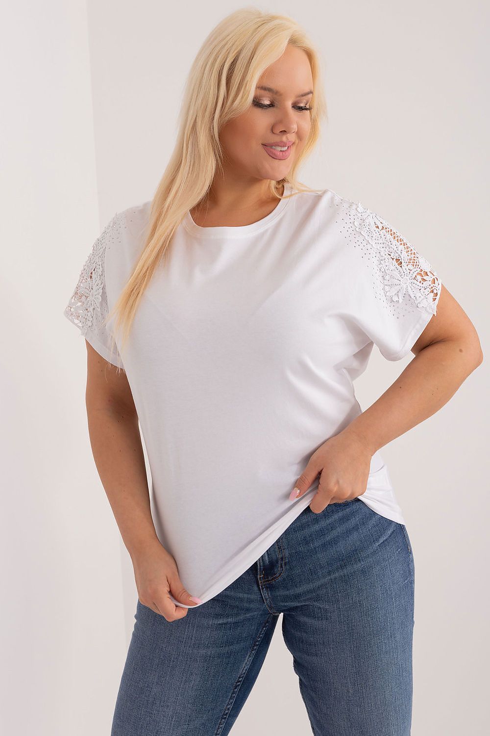 Plus-Size Bluse Model 195386 Factory Price