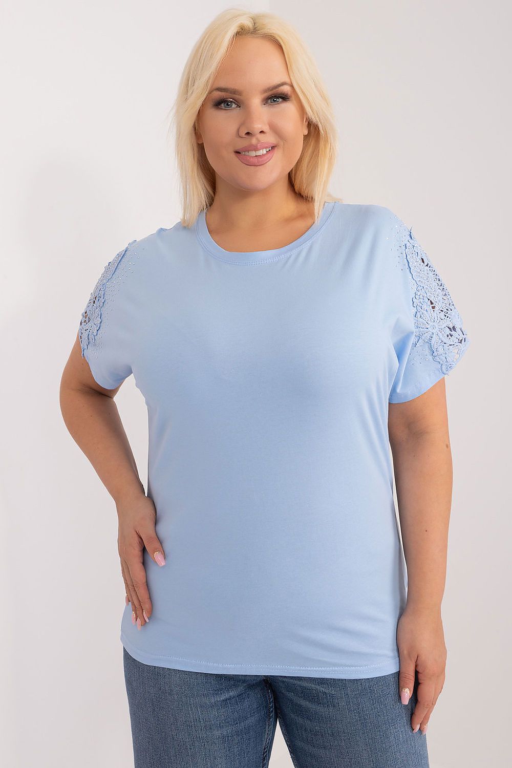 Plus-Size Bluse Model 195389 Factory Price