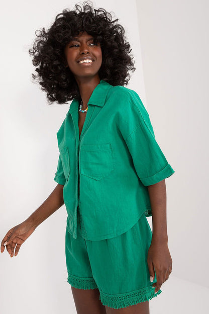 Kurzarm Hemd Model 196484 Italy Moda