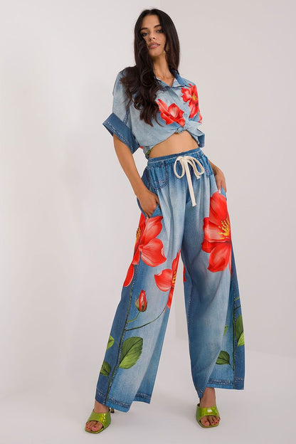 Damen Hose Model 198390 Italy Moda
