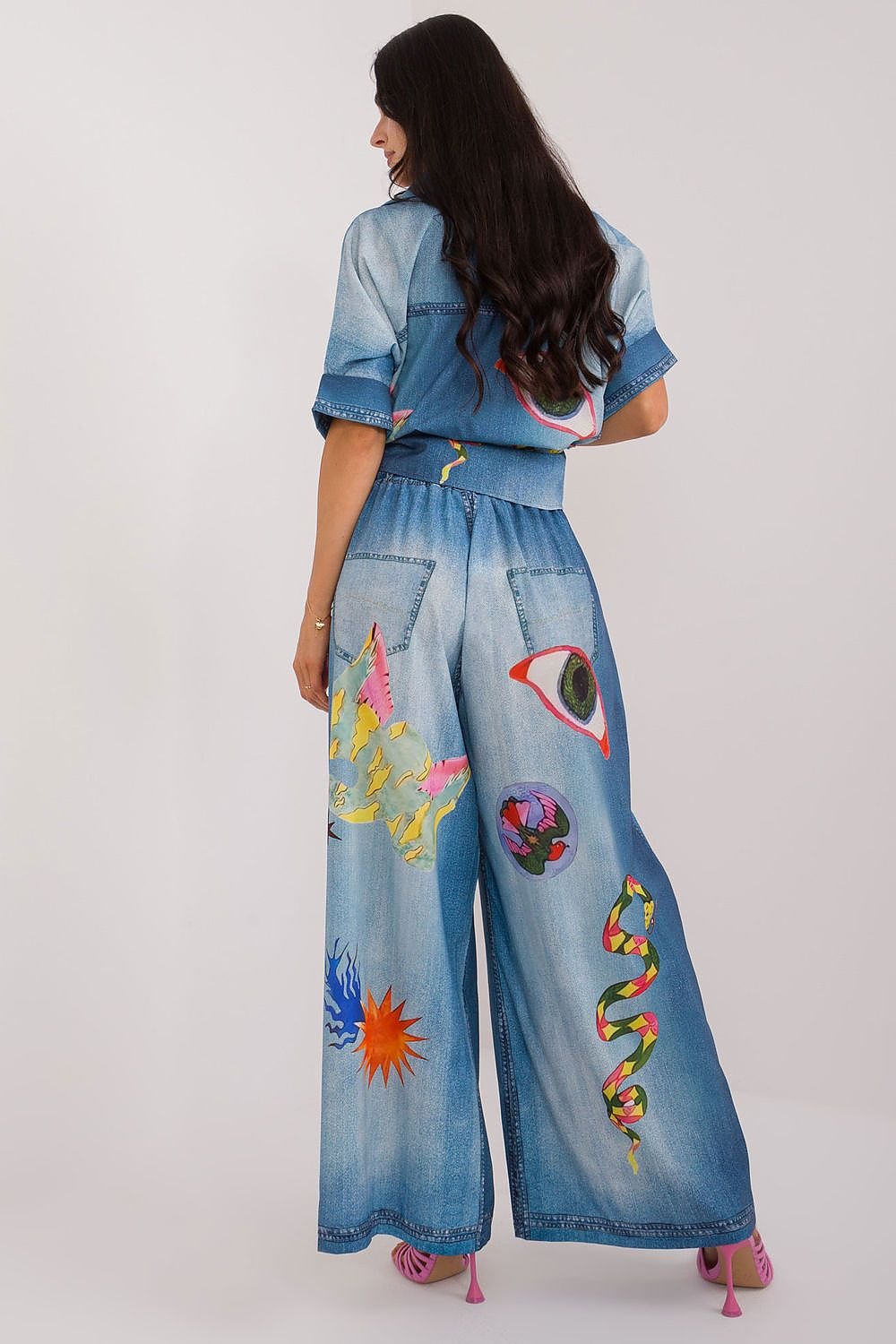 Damen Hose Model 198390 Italy Moda