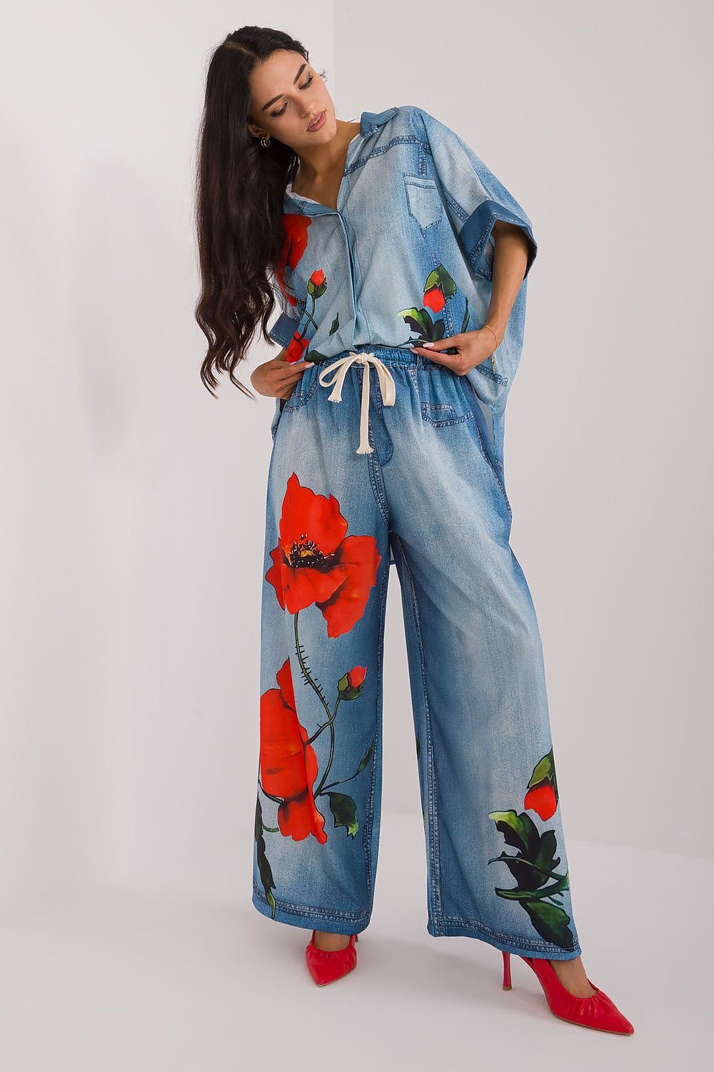 Damen Hose Model 198390 Italy Moda