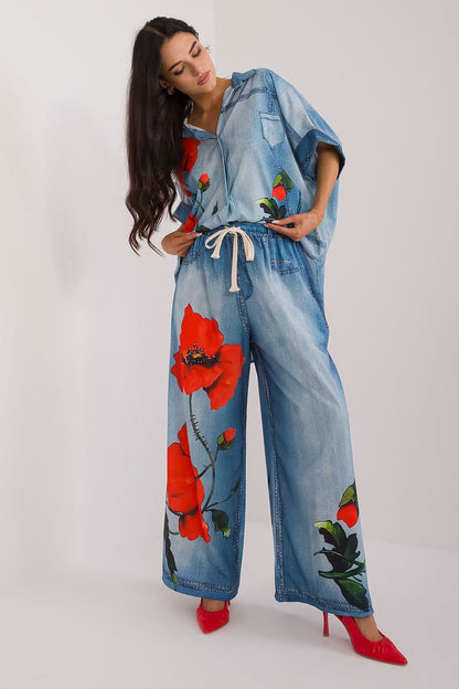 Damen Hose Model 198390 Italy Moda
