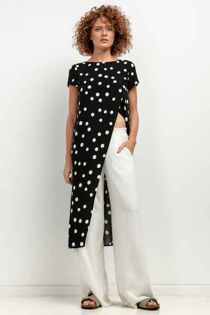 Tunika T410 aus Viskose – luftig, stilvoll & sommerlich