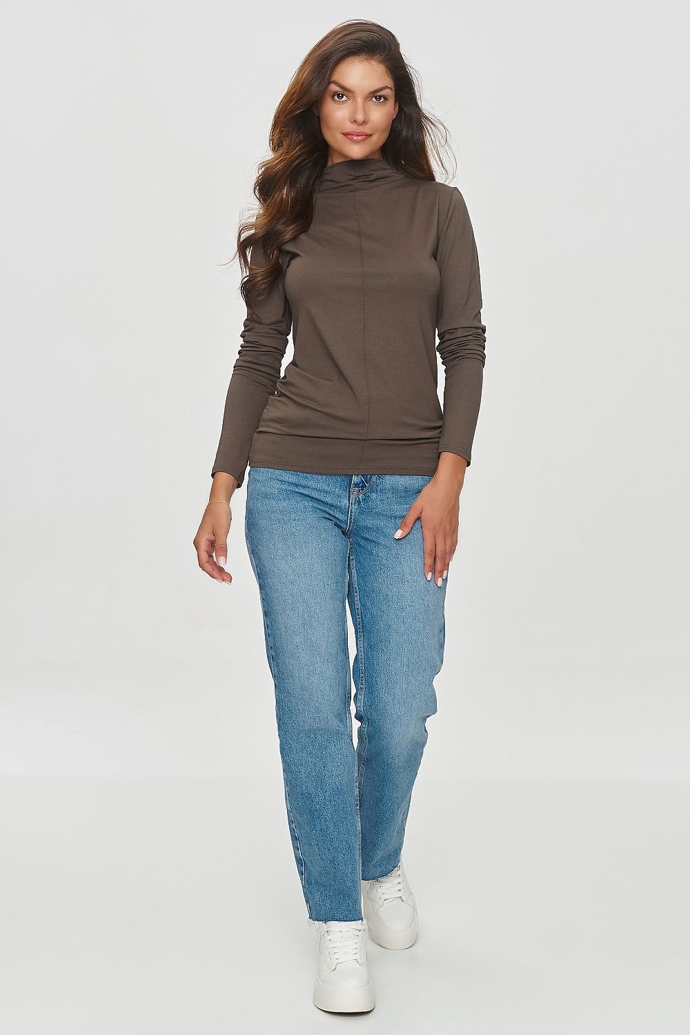 Blouse Model 200140 Makadamia