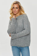 Sweater Model 201808 Makadamia