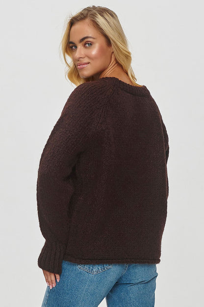 Pullover Model 201808 Makadamia