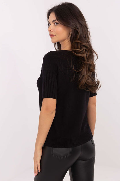 Short-sleeved sweater Model 203808 Italy Moda