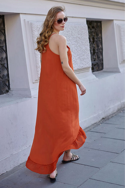  Alltagskleid model 145599 Makadamia 