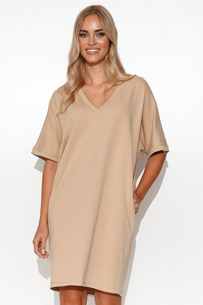 Alltagskleid Model 175672 Makadamia