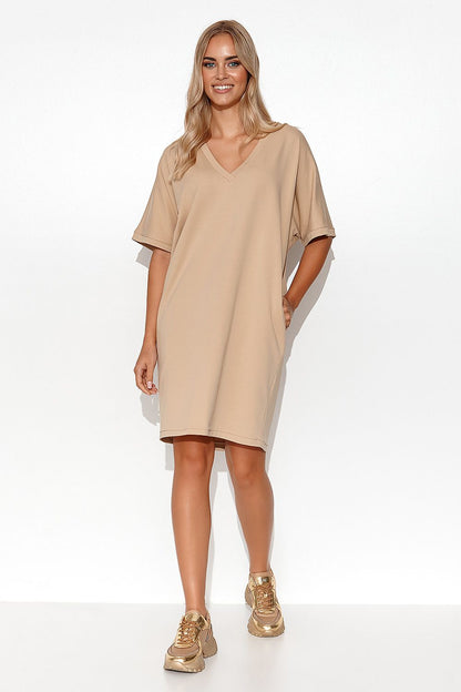 Alltagskleid Model 175672 Makadamia