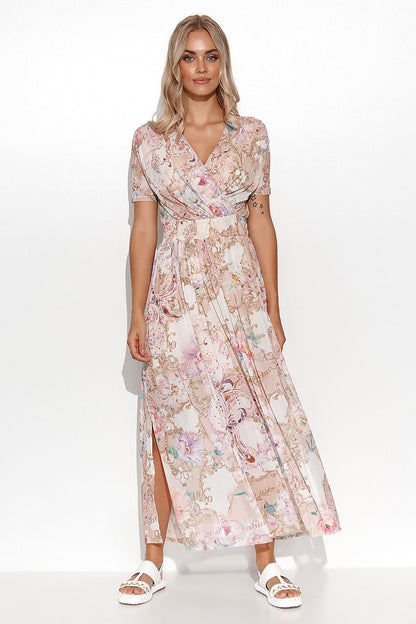 Alltagskleid Model 177868 Makadamia