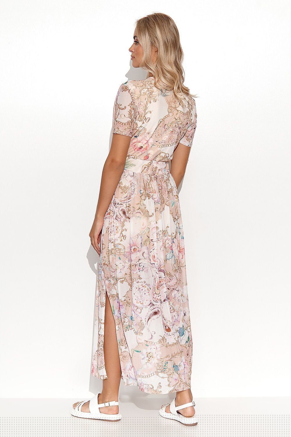 Alltagskleid Model 177868 Makadamia