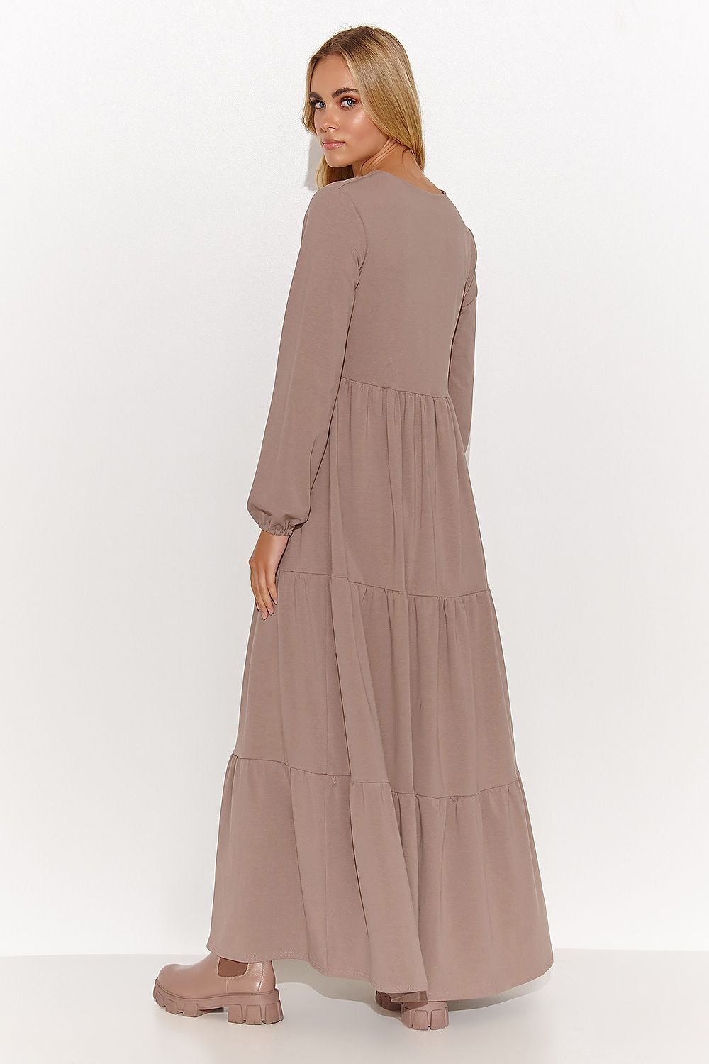 Alltagskleid Model 184386 Makadamia