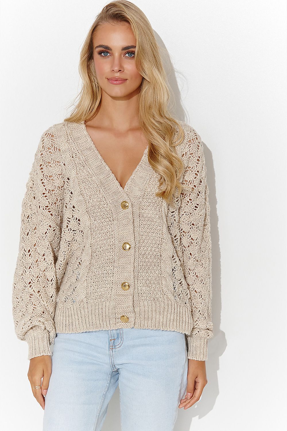 Cardigan Model 185223 Makadamia