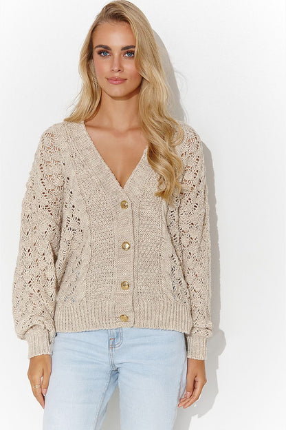 Cardigan Model 185223 Makadamia