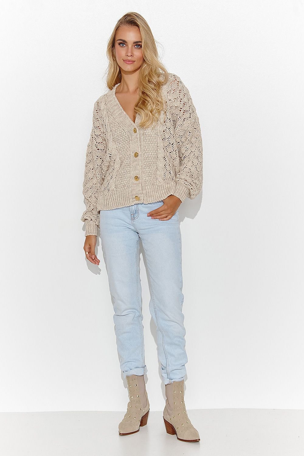 Cardigan Model 185223 Makadamia
