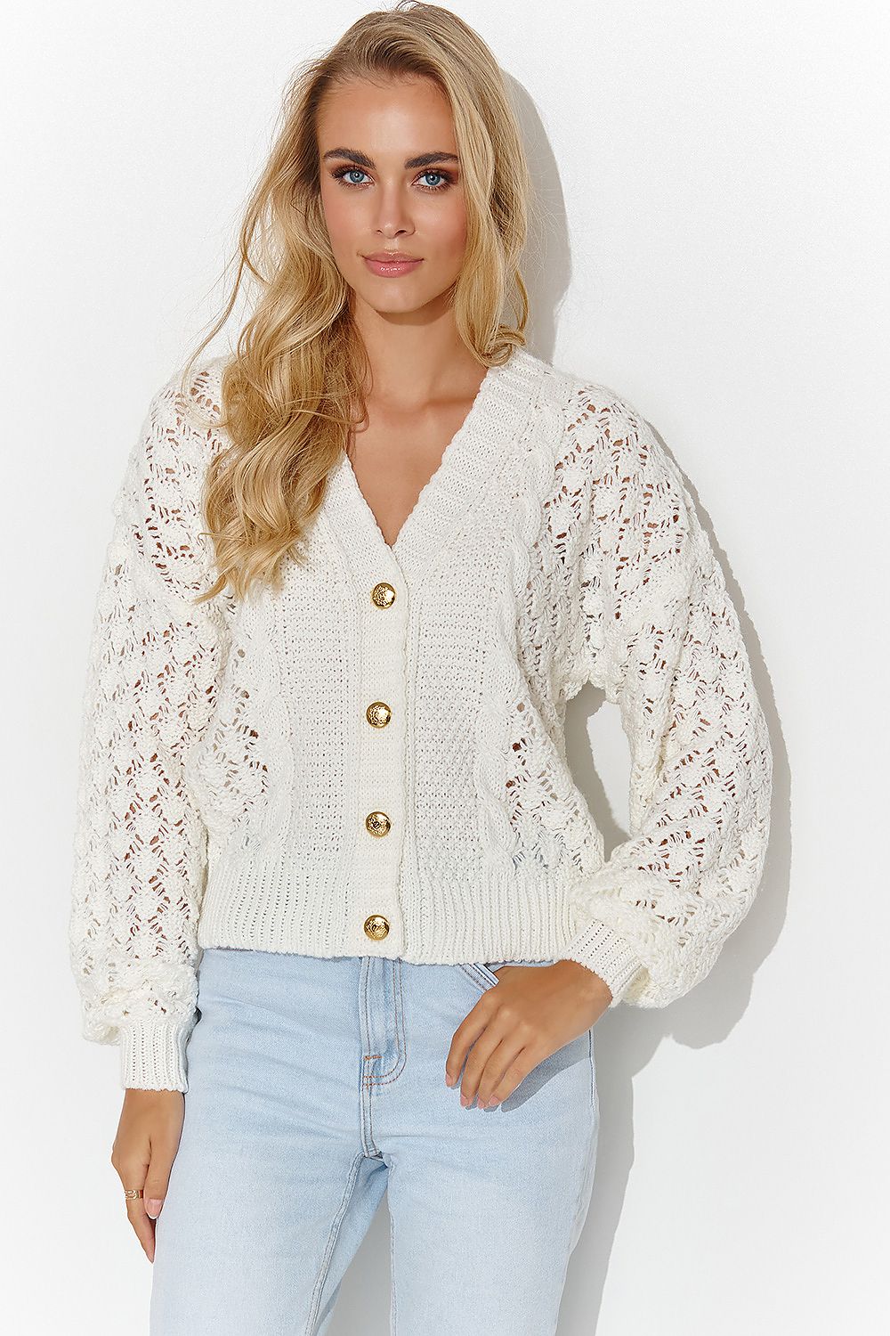 Cardigan Model 185223 Makadamia