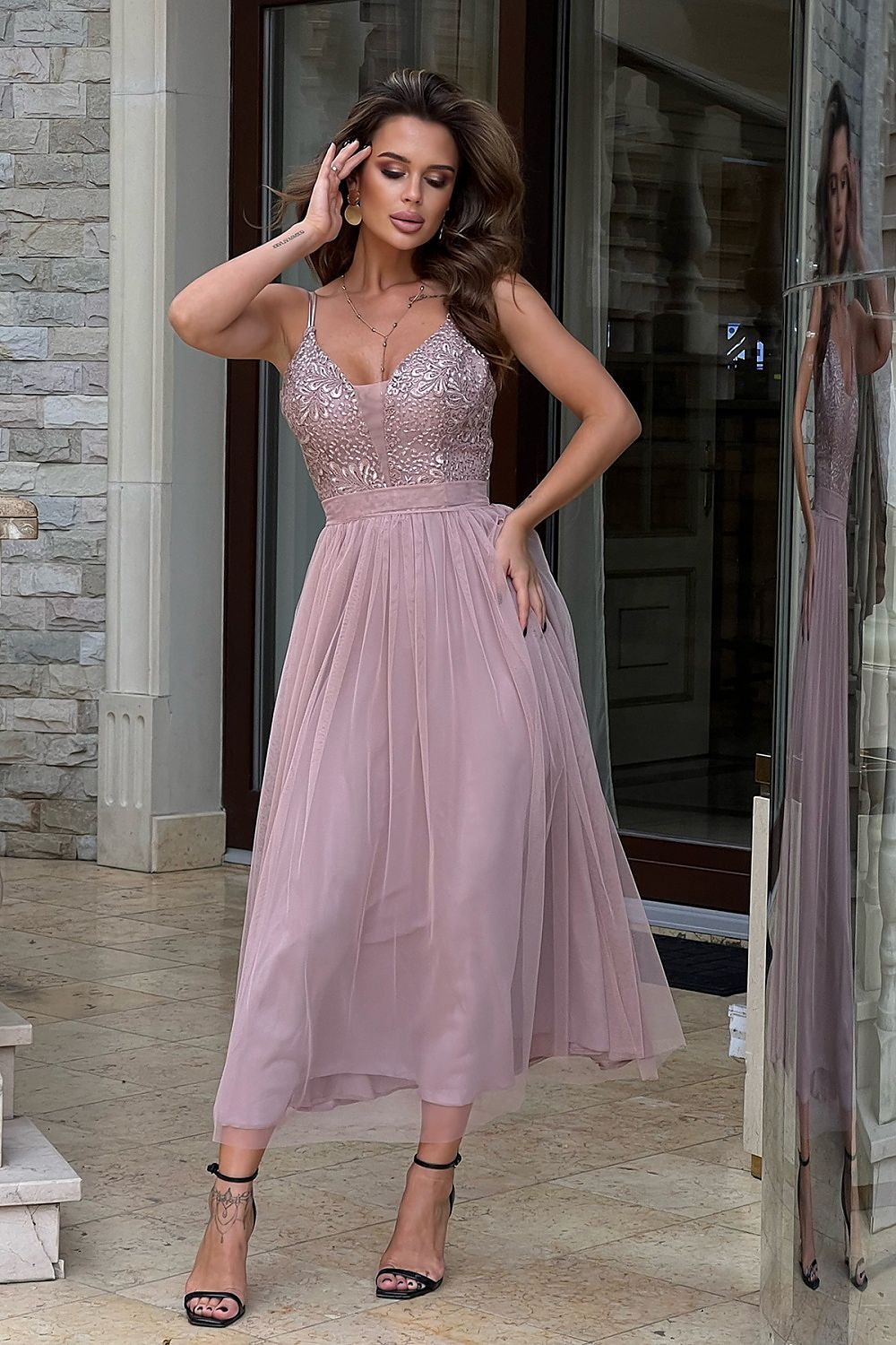 Long dress model 188217 bicot