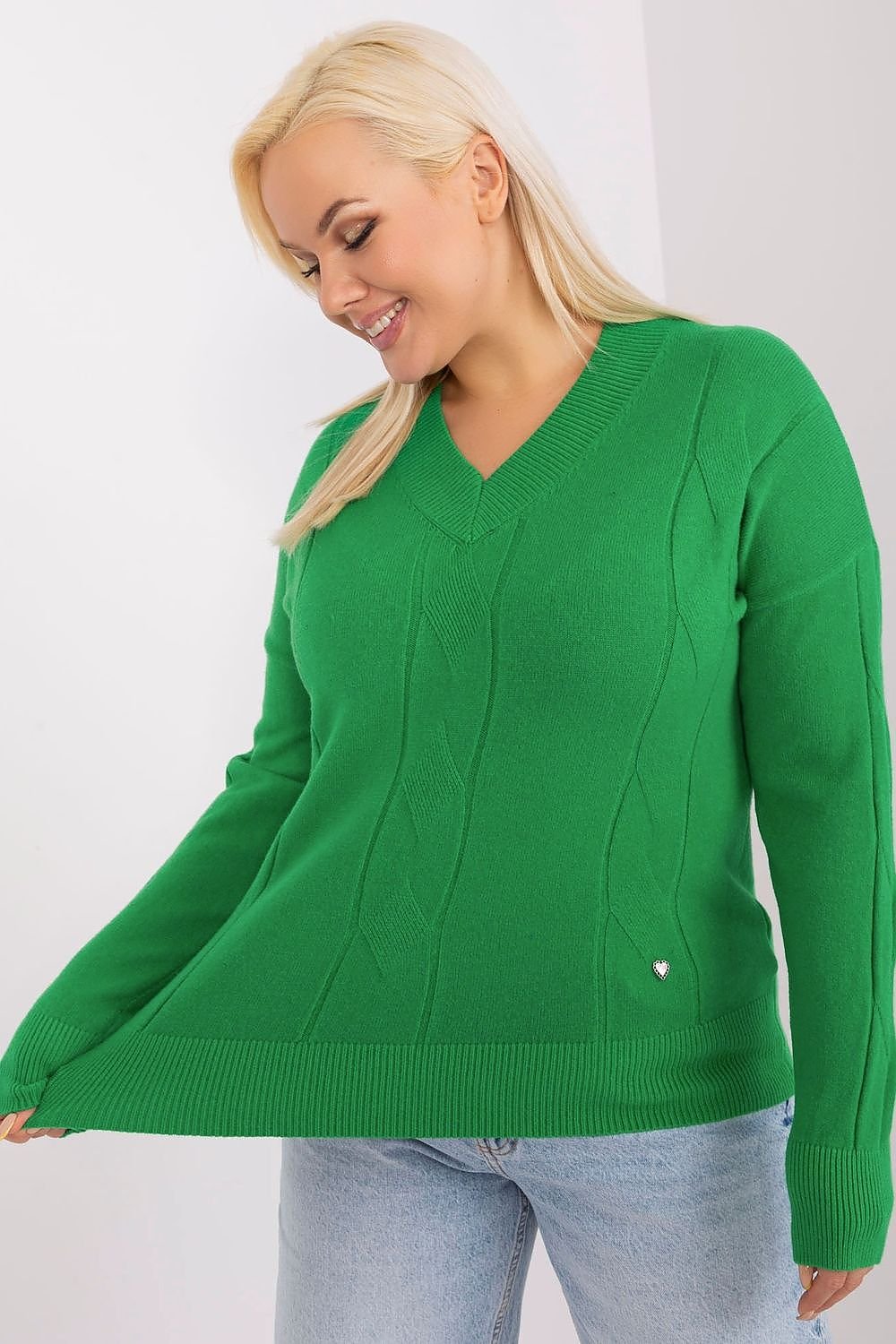 Pullover plus size Model 190052 Factory Price