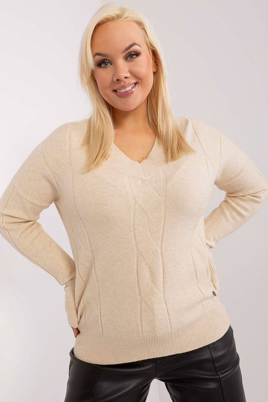 Sweater plus size Model 190053 Factory Price
