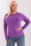 Sweater plus size Model 190067 Factory Price