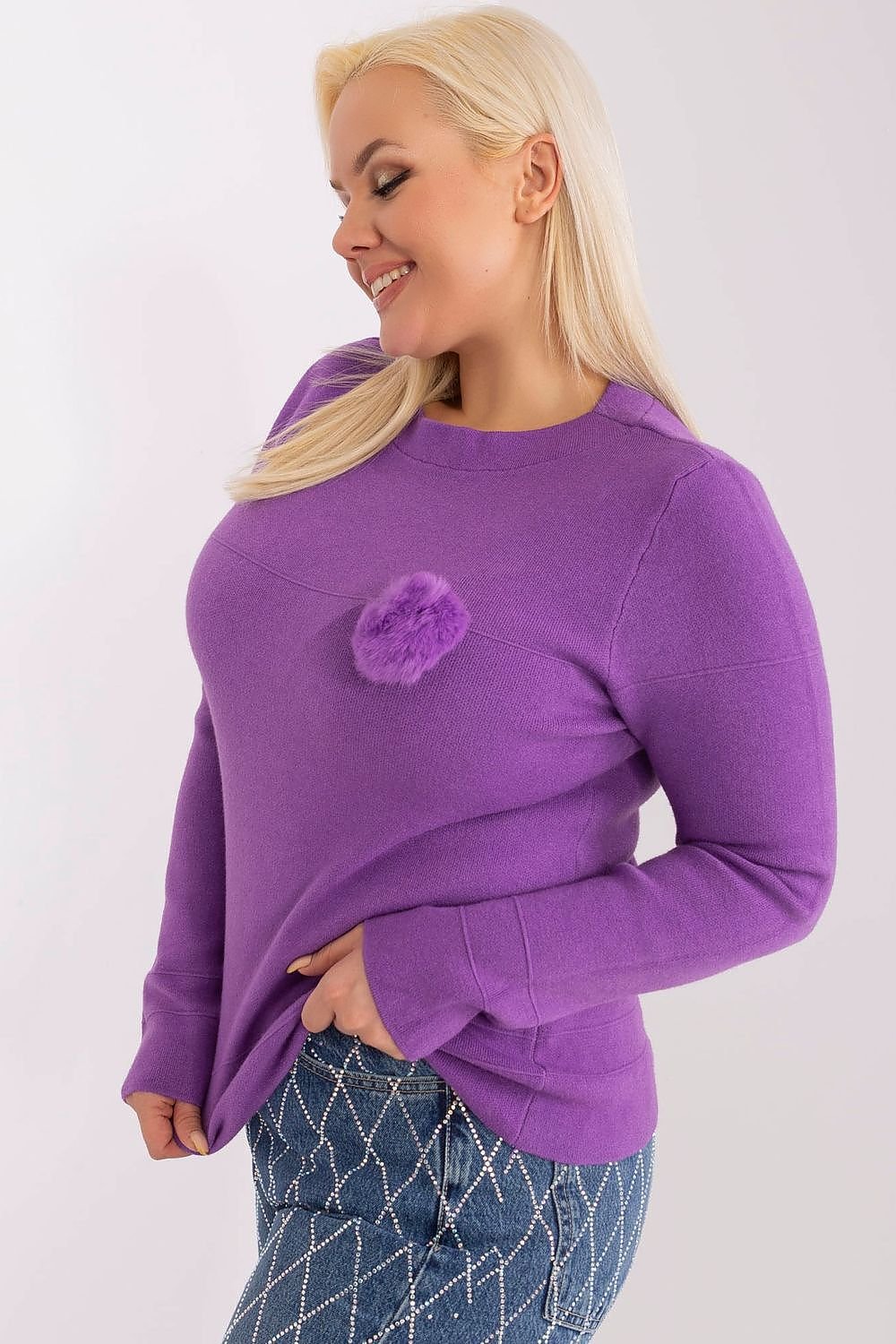 Sweater plus size Model 190067 Factory Price