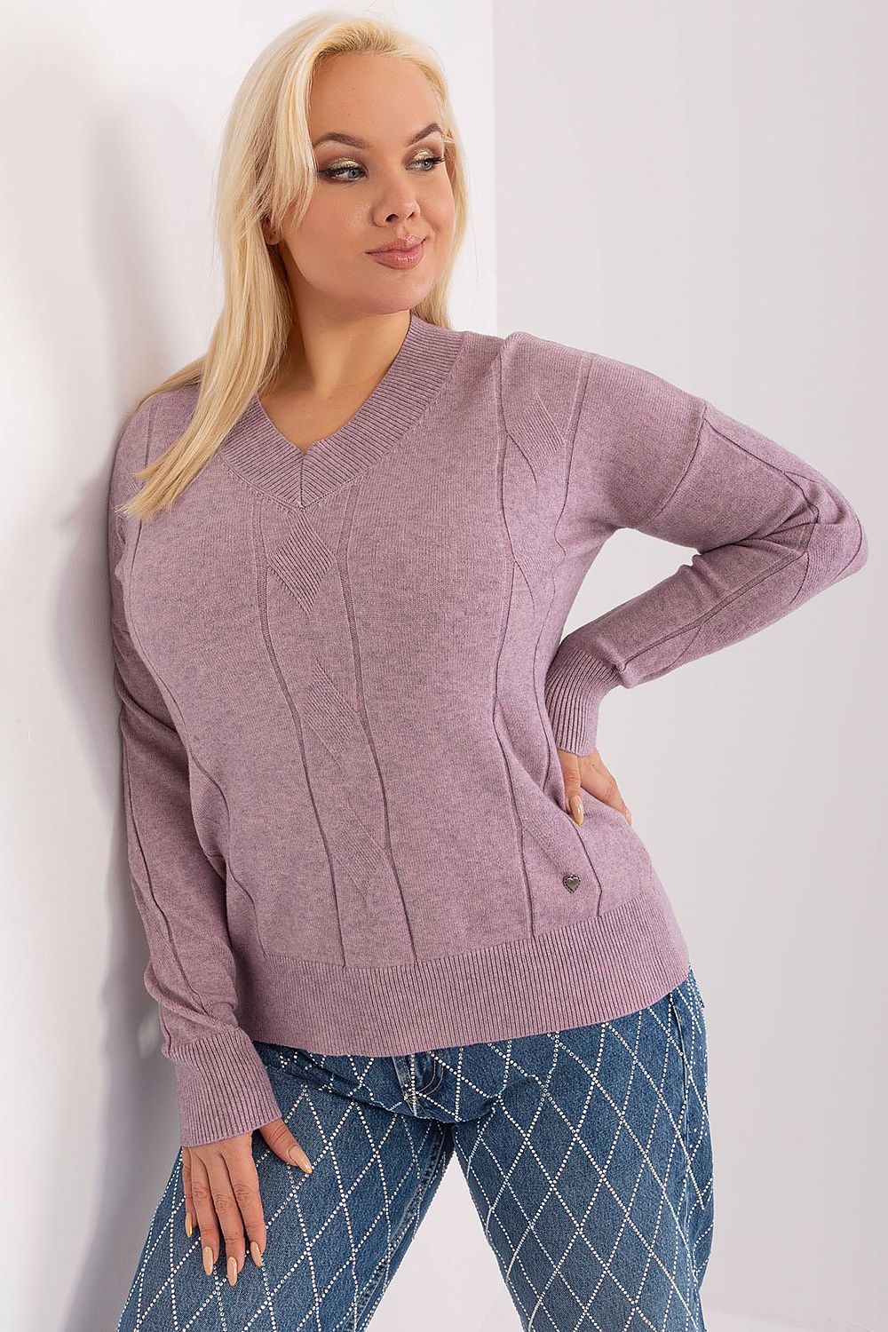 Pullover plus size Model 190051 Factory Price
