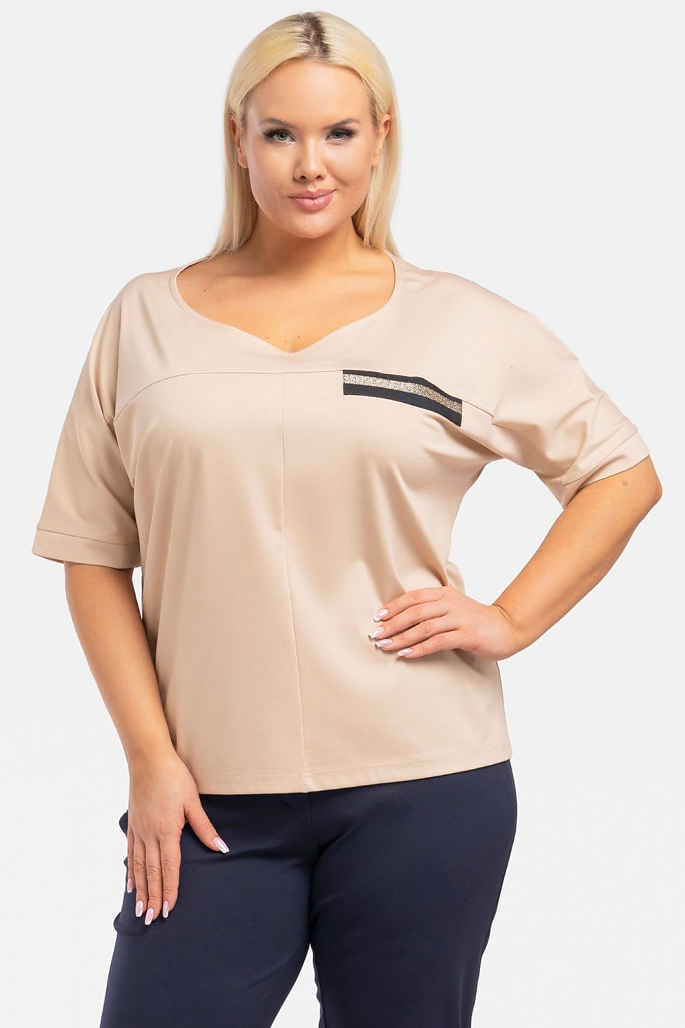 Plus-Size Bluse Model 193911 Karko