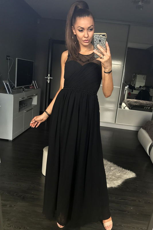 Langes Kleid Model 93956 YourNewStyle