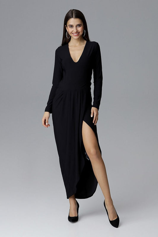 Langes Kleid Model 126213 Figl