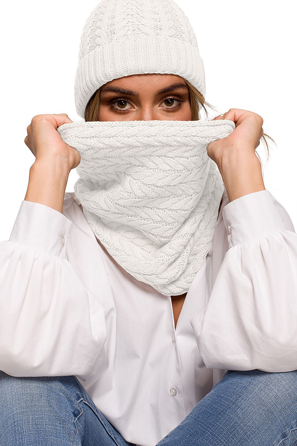 Tube scarf model 157564 BE Knit