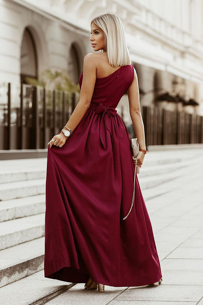 Langes Kleid Model 160537 Bicotone