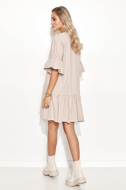 Alltagskleid Model 162929 Makadamia