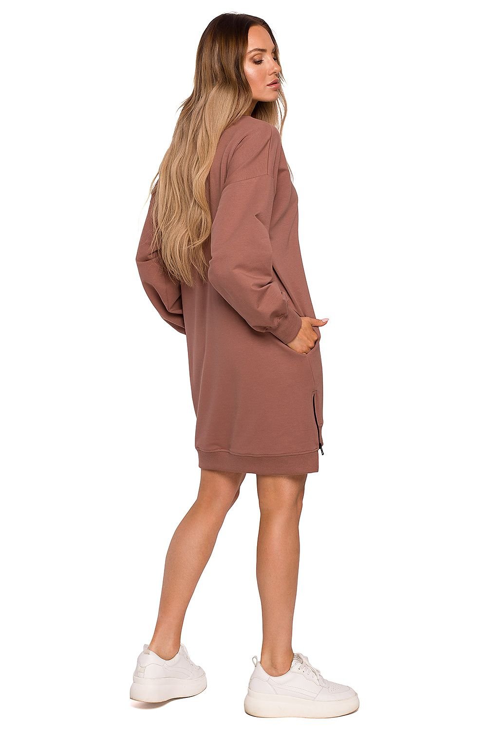 Kleid Sukienka Model MOE676 Cukierkowy Róż - Moe