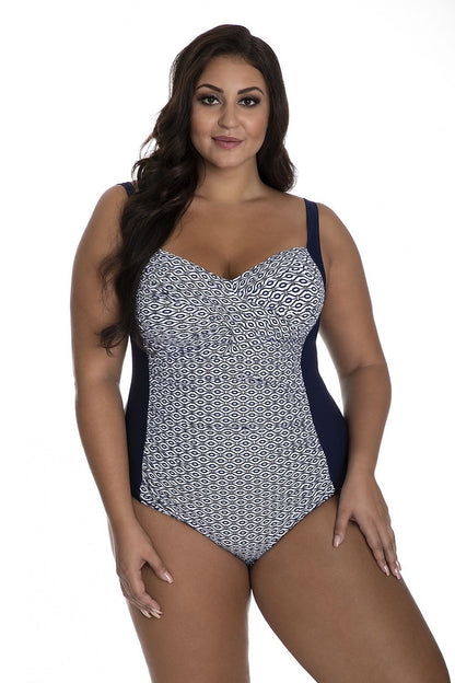 One-piece swimsuit model 167656 Barontex