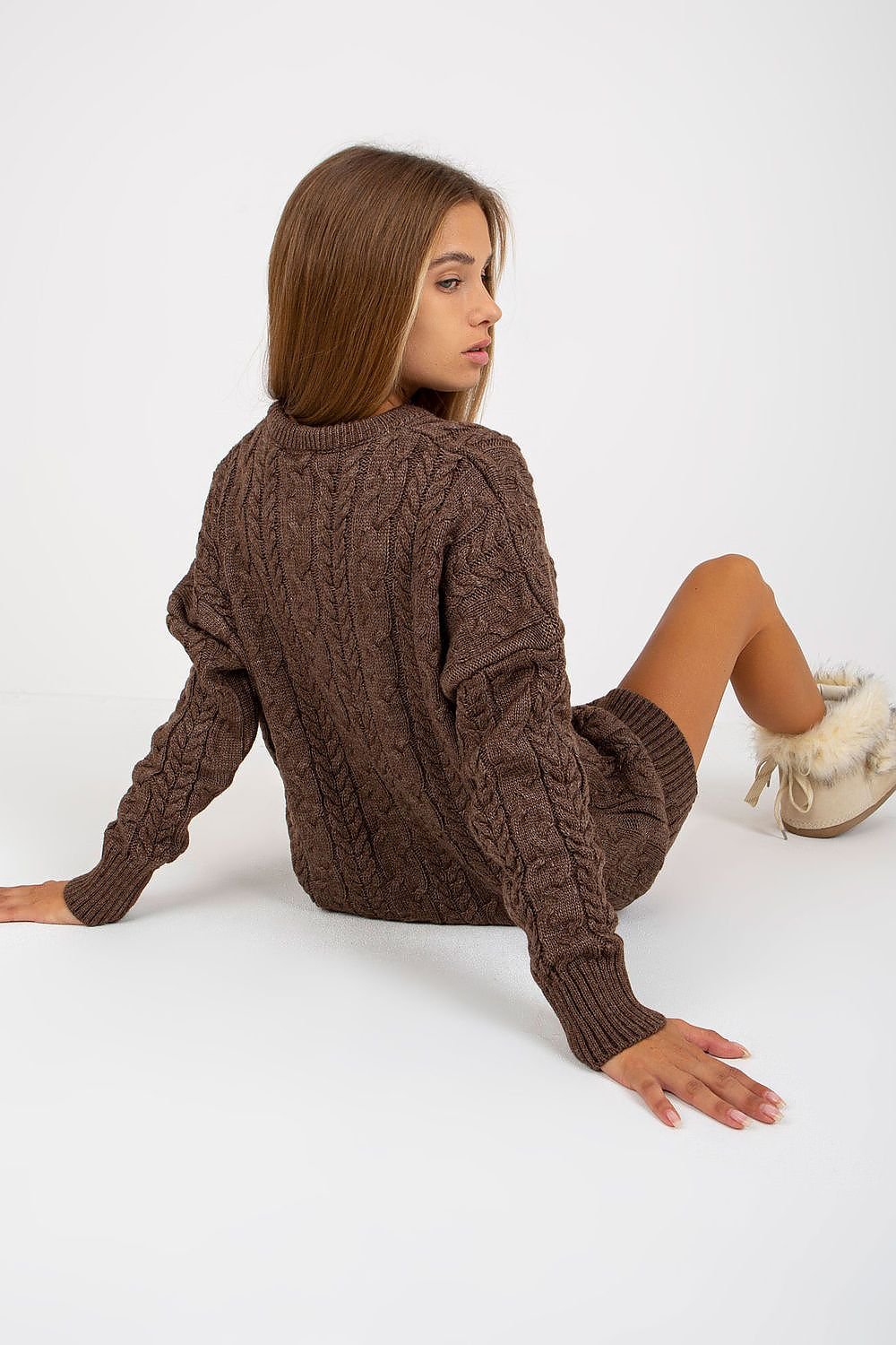 Long sweater model 174737 Rue Paris