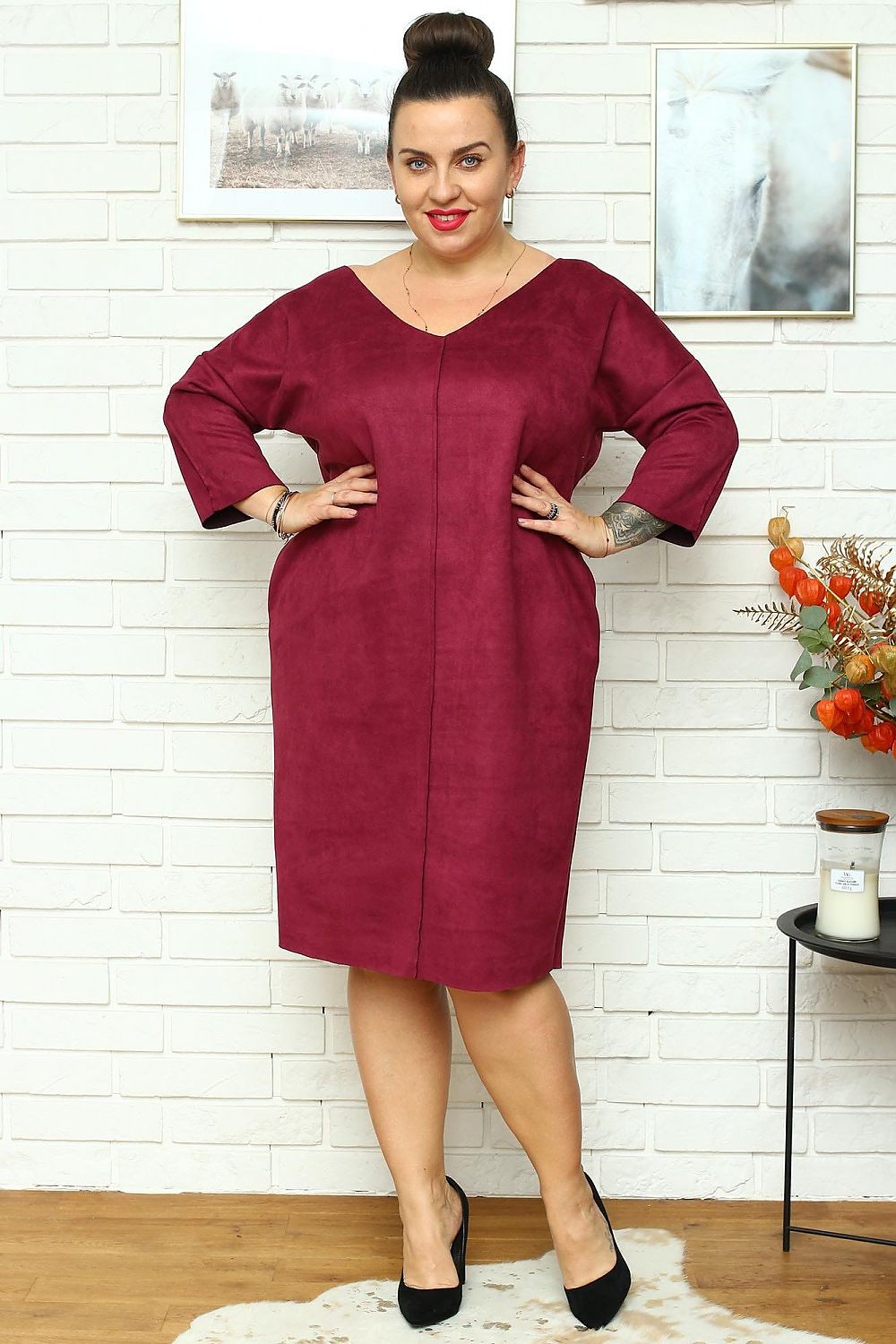 Plus-Size Kleider Model 175219 Karko