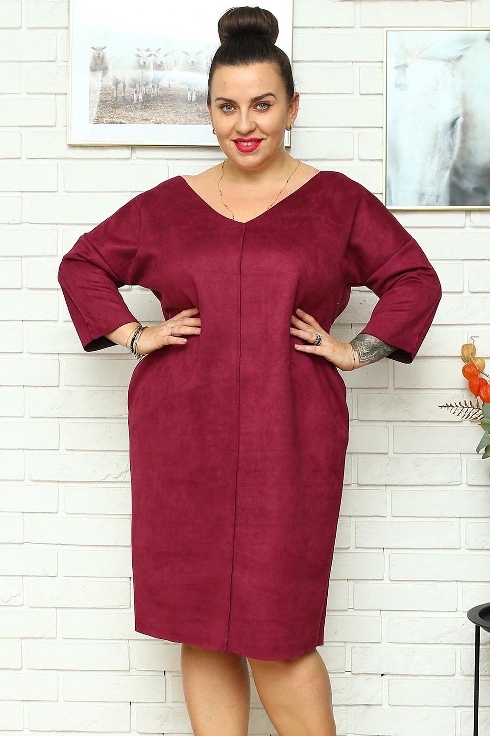 Plus-Size Kleider Model 175219 Karko