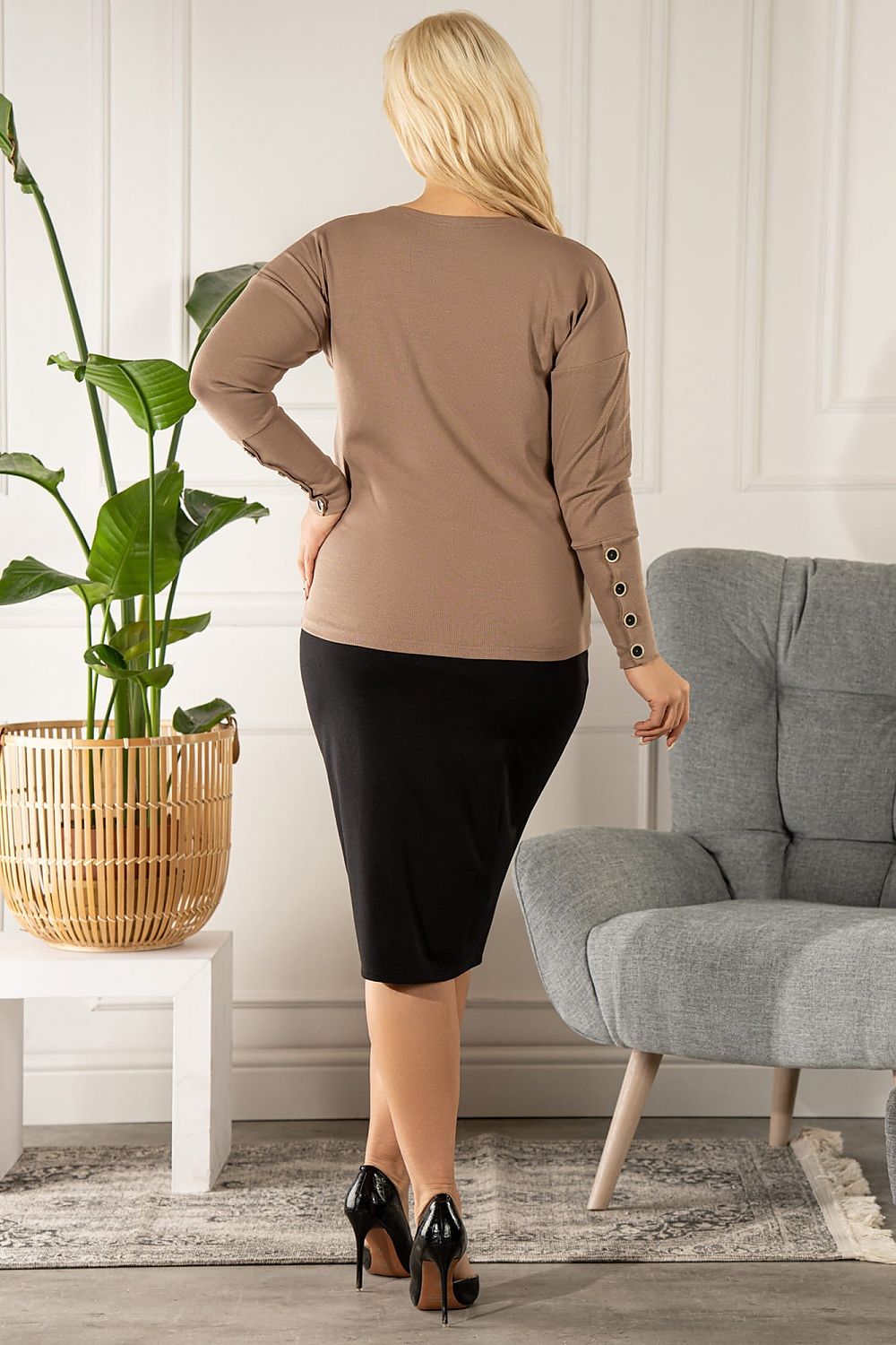 Plus-Size Bluse Model 175242 Karko