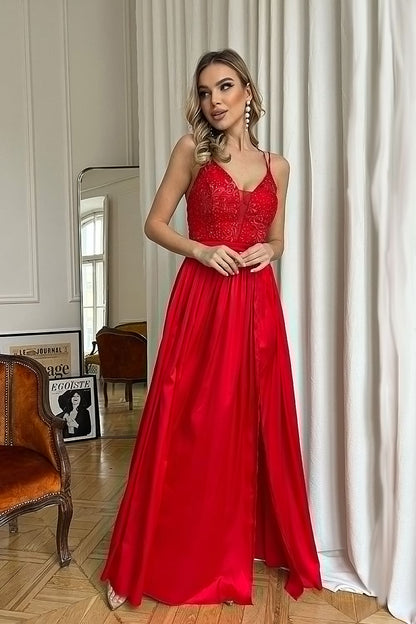 Langes Kleid Model 175888 Bicotone