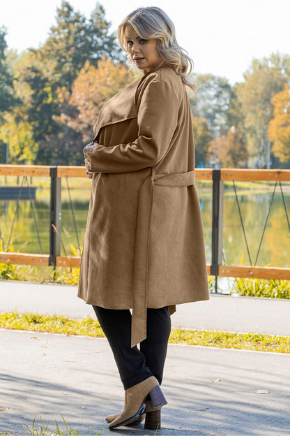 Mantel plus size Model 184903 Karko