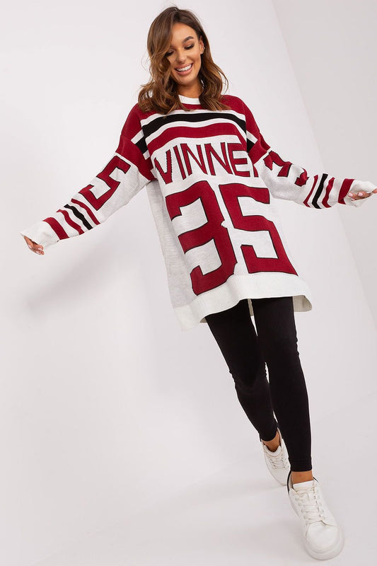 Long sweater model 185411 Badu