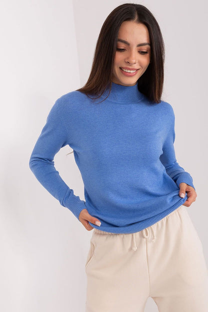 Rollkragenpullover Model 185544 Factory Price