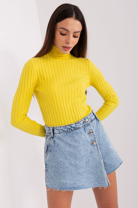 Rollkragenpullover Model 185549 Factory Price